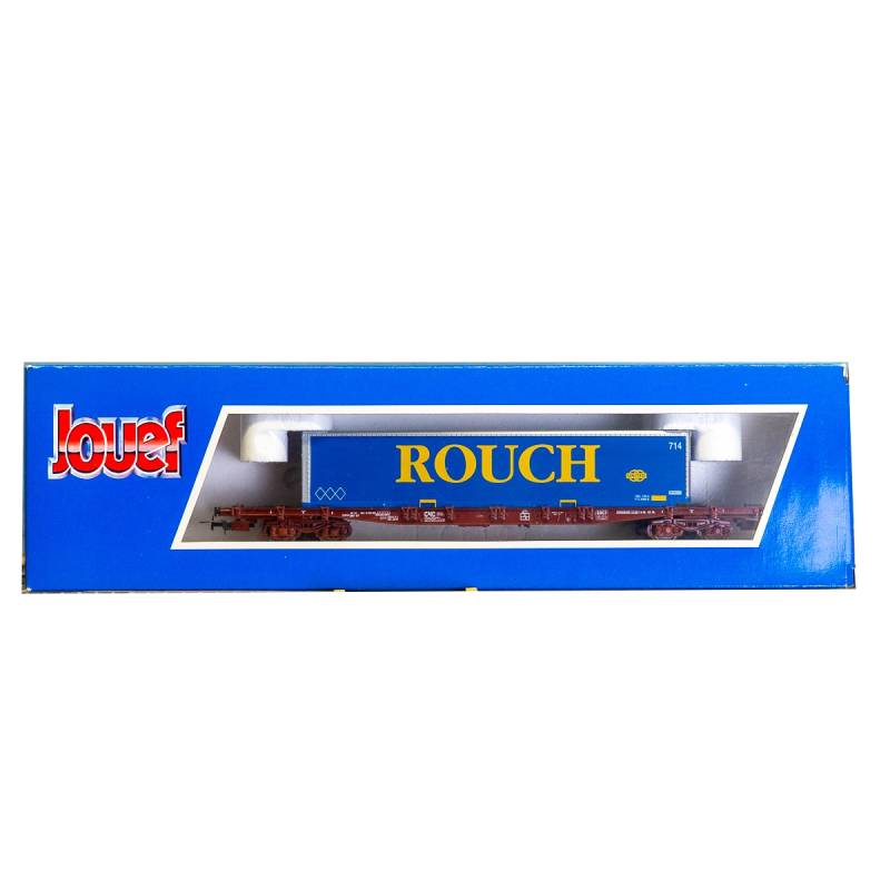 Jouef 666700 - Wagon plat à bogies multifret SNCF caisse Rouch - Used - new