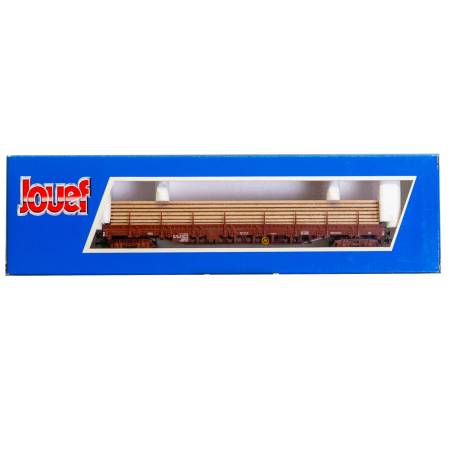 Jouef 675400 - wagon plat à bogies type Res SNCF - Occasion - neuve
