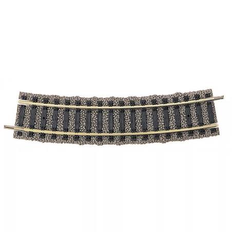 FLEISCHMANN 6127 -  Rail courbe demi-longueur, 18° (rayon R2)