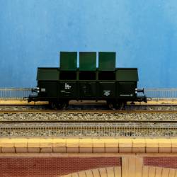 Roco 47308 - Wagon à couvercle articulé - Occasion - H0