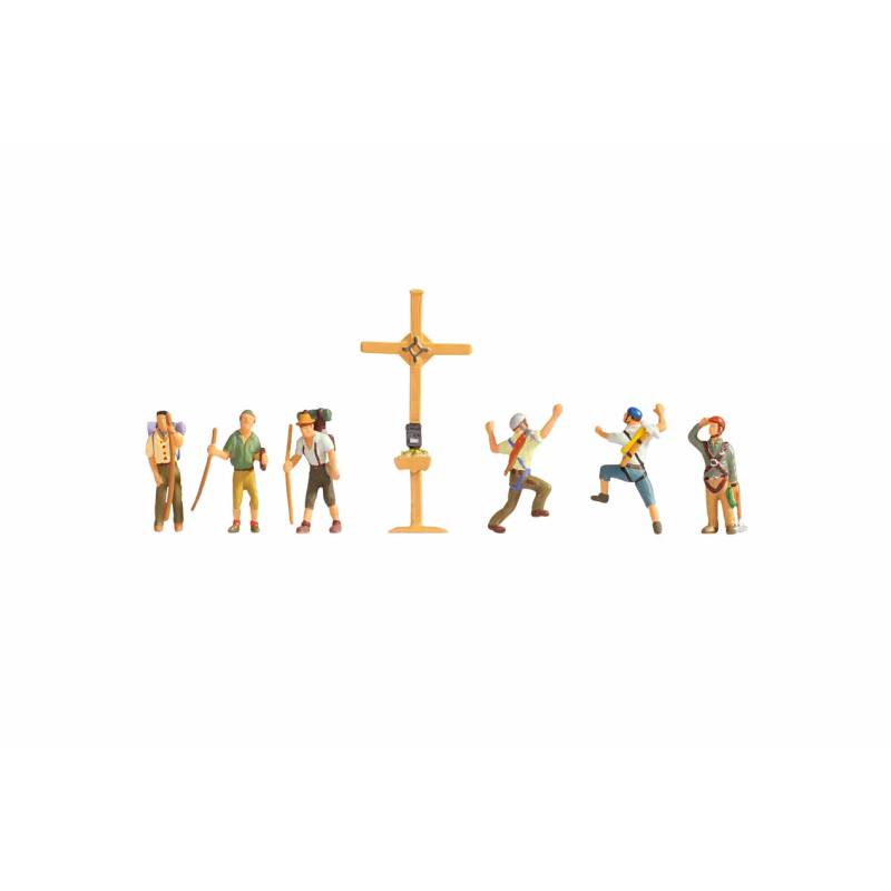 Noch 36874 - Mountain Hikers with Cross -1/160 N