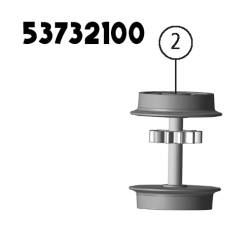 fleischmann 53732100 - Radsatz m. Zahnrad o. Haftring