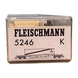 Fleischmann 5246 K - Wagon porte-conteneurs DC « Thyssen Haniel - Gebraucht - Neuzustand