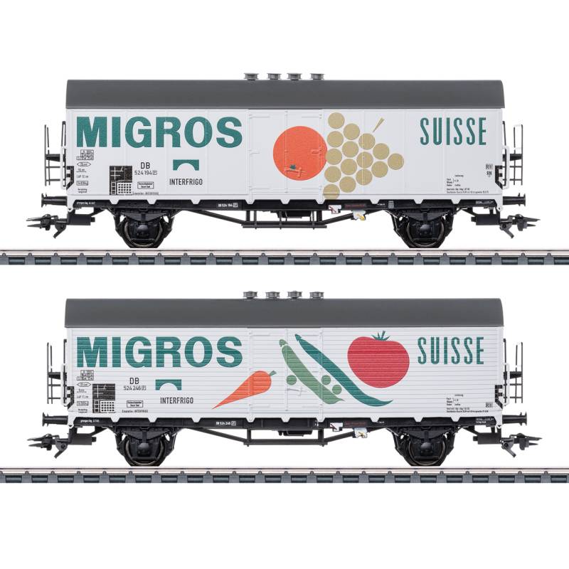 Marklin 46173 - Coffret de wagons réfrigérants "Migros"