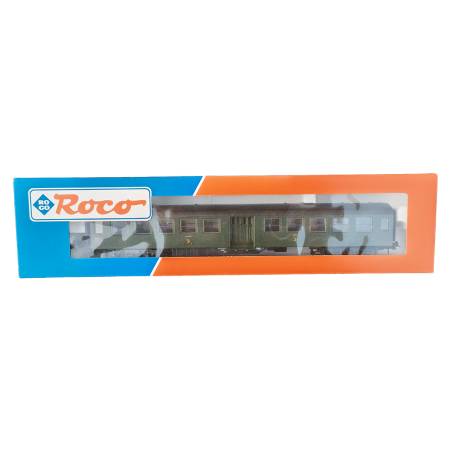 Roco 45036 - Voiture Bruhat de 2è cl livrée verte toit noir ep III SNCF- Occasion - Neuve