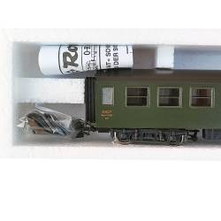 Roco 45036 - Voiture Bruhat de 2è cl livrée verte toit noir ep III SNCF- Occasion - Neuve