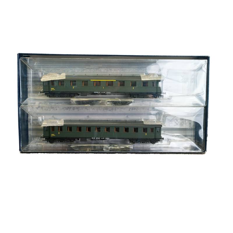 Liliput L350006 - Coffret de 2 voitures 1ére/2éme cl et 3éme cl - SNCF - Occasion - Neuve