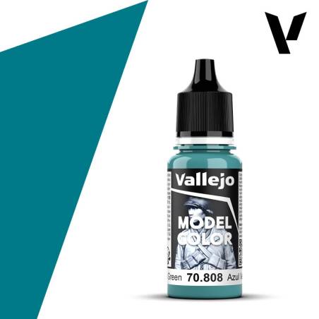 Vallejo Model Color - PRINCE AUGUST - Peinture à maquette 70 - Bleu Vert - RAL5018