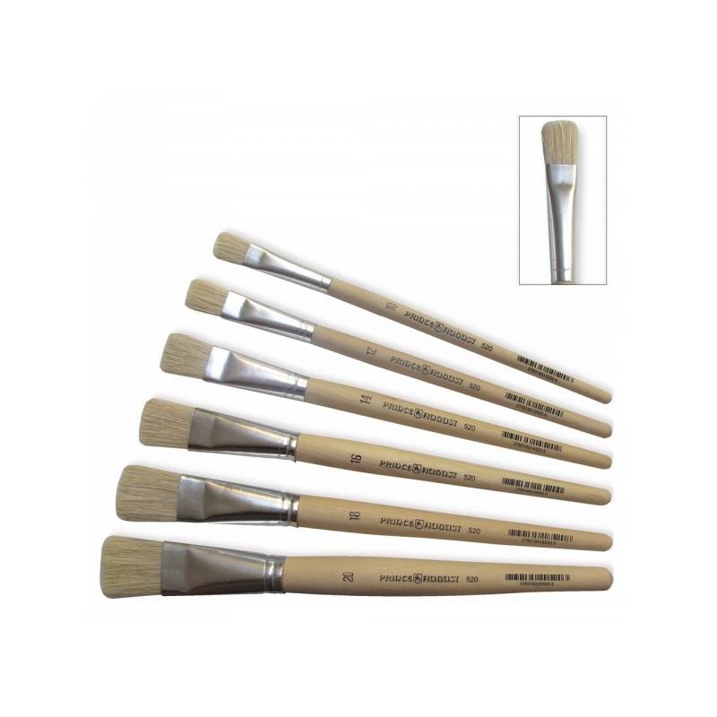 20-520 – Brosse plate soie de porc N°20