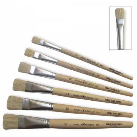 16-520 – Brosse plate soie de porc N°16
