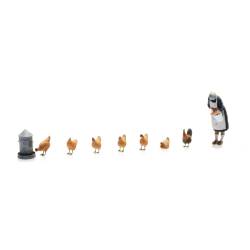 Artitec 387.514 - Farmer with chicken H0  1/87
