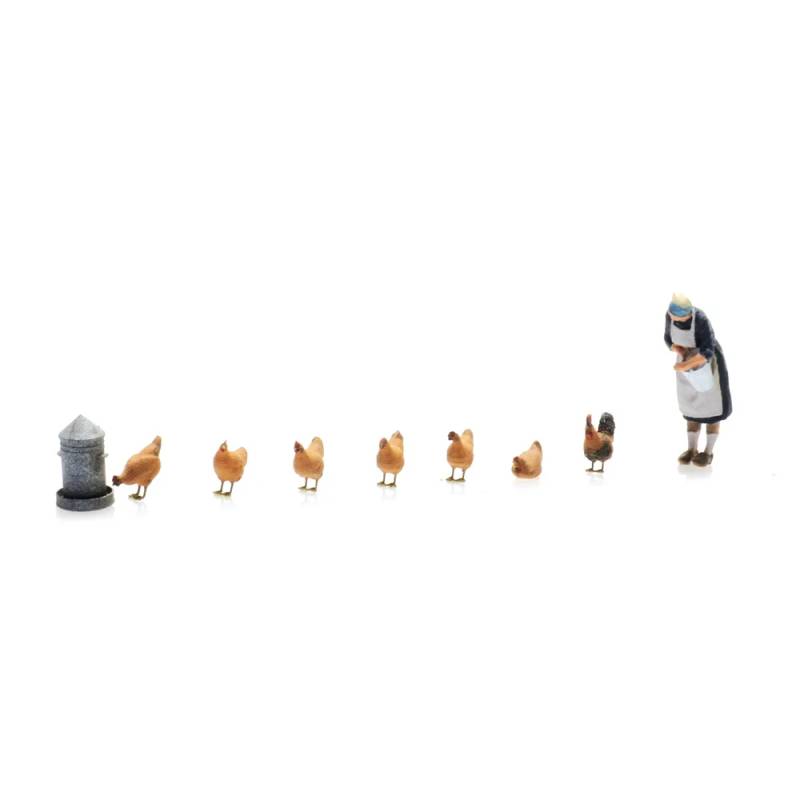 Artitec 387.514 - Farmer with chicken H0  1/87