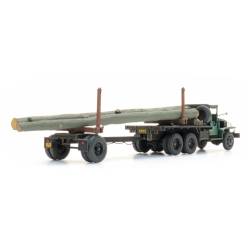 Artitec 387.612 - GMC CCKW-353 grumier - Transporteur de bois - H0