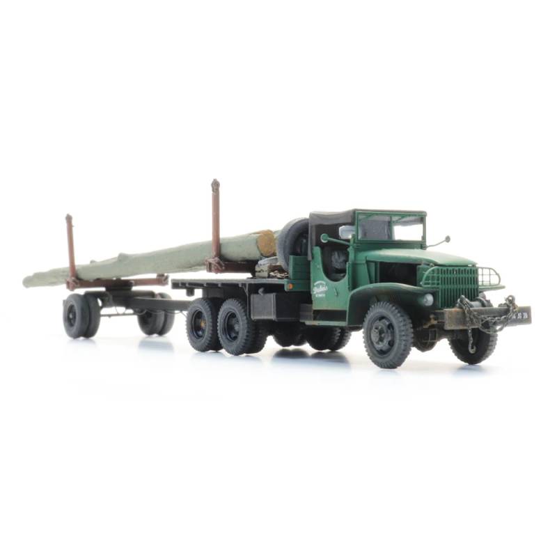 Artitec 387.612 - GMC CCKW-353 grumier - Transporteur de bois - H0