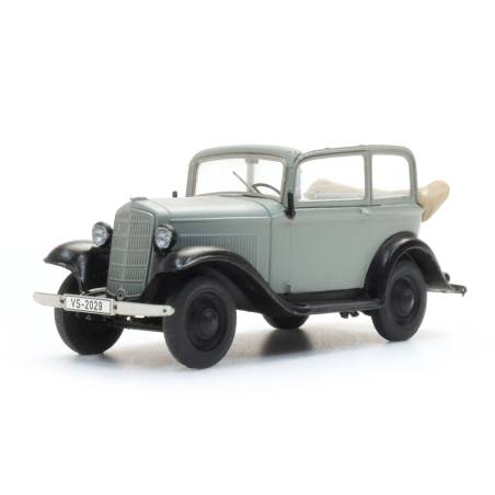 Artitec 387.647 - Opel P4 décapotable, grise
