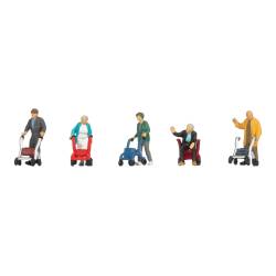 Noch 15549 - Senior Citizens with Walking Frame - HO 1/87