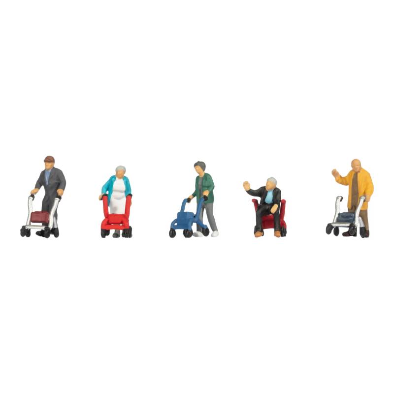 Noch 15549 - Senior Citizens with Walking Frame - HO 1/87