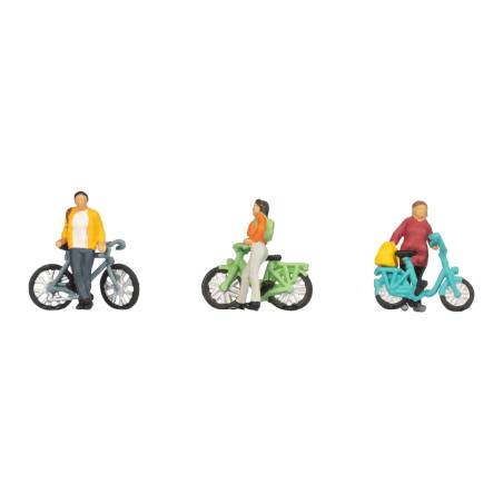 Noch 15896 - Cyclists - HO 1/87
