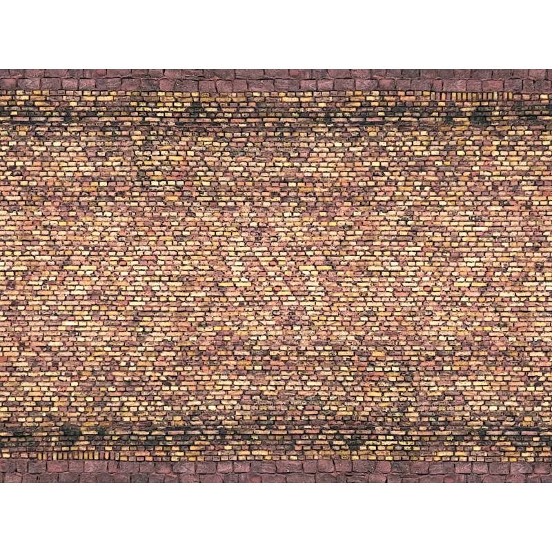 Noch 56605 - Feuille de carton 3D « Brique » - H0