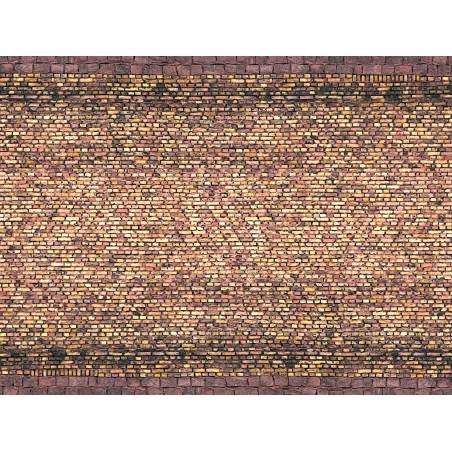 Noch 56605 - Feuille de carton 3D « Brique » - H0
