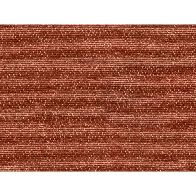 Noch 56610 - Feuille de carton 3D « Clinker » - H0