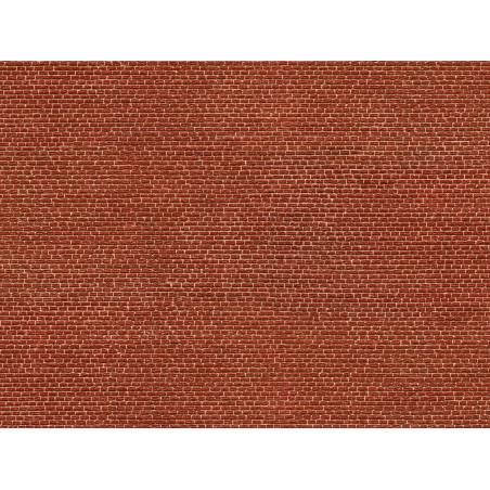 Noch 56610 - Feuille de carton 3D « Clinker » - H0