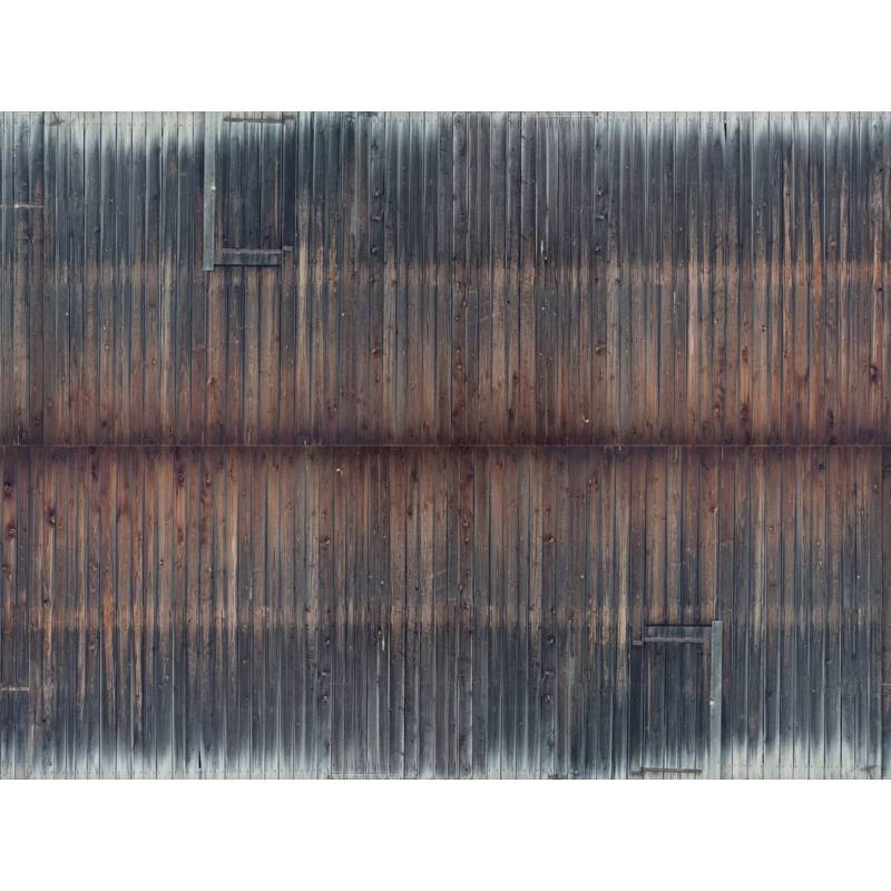 Noch 56665 - Feuille de carton 3D « Mur en bois » - H0