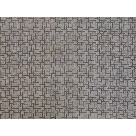 Noch 56722 - Feuille de carton 3D « Pavé moderne » - H0