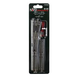 KATO 20-221 - Aiguillage électrique à droite - R481 15° 126mm - Unitrack