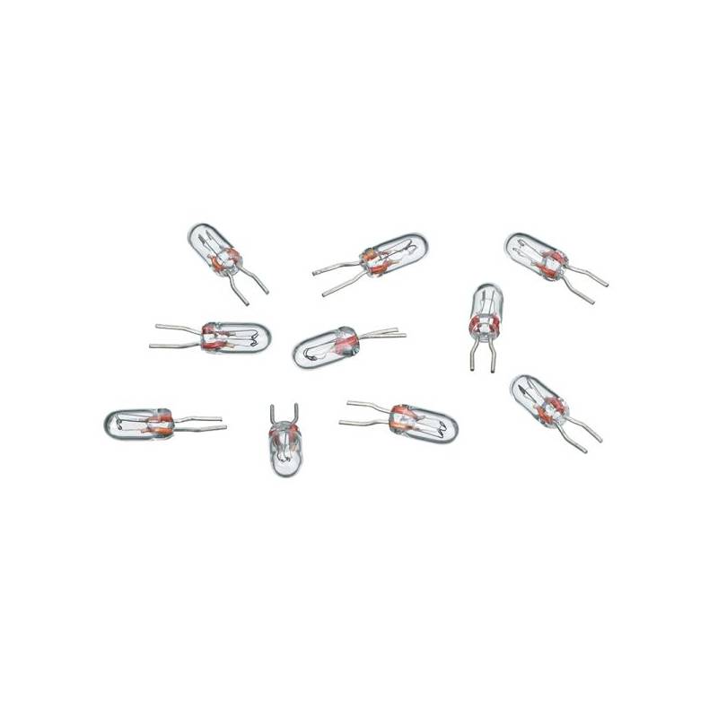 Marklin E610040 - Ampoules à incandescence 19 V/70 mA bi-broches, lot de 10