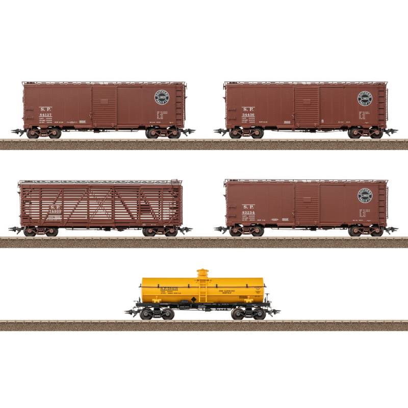 Trix 24915 - Coffret de wagons marchandises Southern Pacific