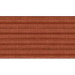 Noch 56965 - 3D-Kartonplatte “Dachziegel“, rot - N