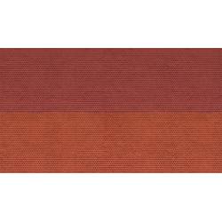 Noch 56670 - 3D-Kartonplatte „Einfarbige Fliese“, rot - N