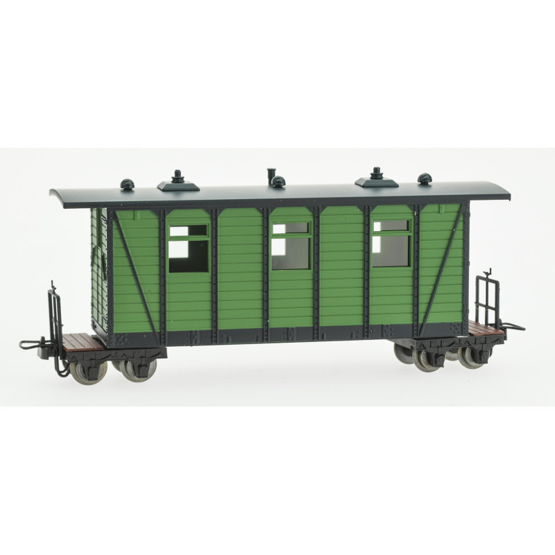 Voiture voyageurs verte