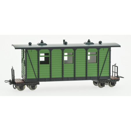 Voiture voyageurs verte