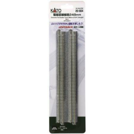 20-004 - N - 2 doubles droits 248mm - Unitrack Concrete