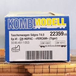 Kombimodell 22359.03 - Hupac, porte-conteneurs FERCAM - CFF