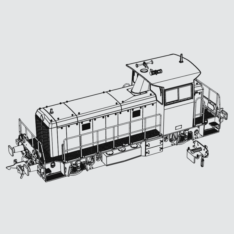 CHREZO 80-04 - Locotracteur SNCF Y 8120 à 8202 - Non peint