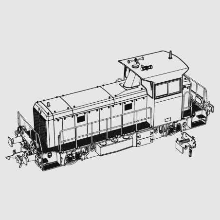 CHREZO 80-04 - Locotracteur SNCF Y 8120 à 8202 - Non peint