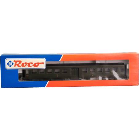 Roco 45036.2 - Voiture Bruhat de 2è cl livrée verte toit noir ep III SNCF- GEBRAUCHT / NEU