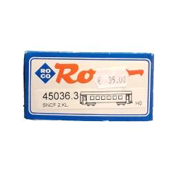 Roco 45036.3 - Voiture Bruhat de 2è cl livrée verte toit noir ep III SNCF - Used - New