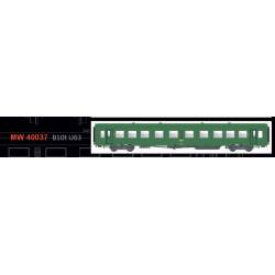 Models World 40037 - USI longue B10t U63, bogie Y24, verte toit vert, ep.IVa SNCF