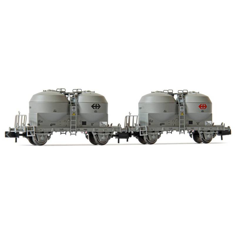 Arnold HN6427 – Zementsilowagen-Set der Schweizerischen Bundesbahnen (SBB), Epoche IV, 2-teilig