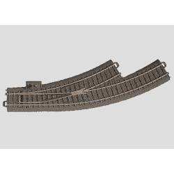 Märklin 24671 - Aiguillage gauche en courbe - R1 360 mm - 30°