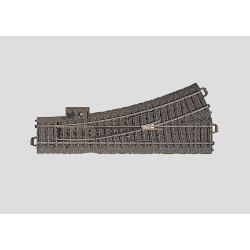 Märklin 24611 -  Aiguillage gauche - 188,3 mm - R2 437,5 mm - 24,3°