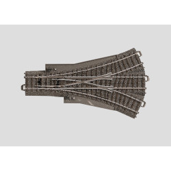 Märklin 24630 - Aiguillage 3 voies  - 188,3 mm - R2 437,5 mm - 2 x 24,3°