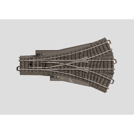 Märklin 24630 - Aiguillage 3 voies  - 188,3 mm - R2 437,5 mm - 2 x 24,3°