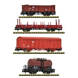 Fleischmann 6660096 - Coffret de 4 pièces : train de marchandises, MAV