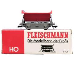 Fleischmann 5501 -  Wagon-benne (wagon à déchargement automatique) - occasion - neuve