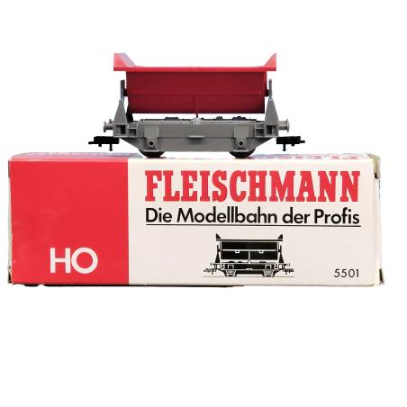 Fleischmann 5501 -  Wagon-benne (wagon à déchargement automatique) - occasion - neuve